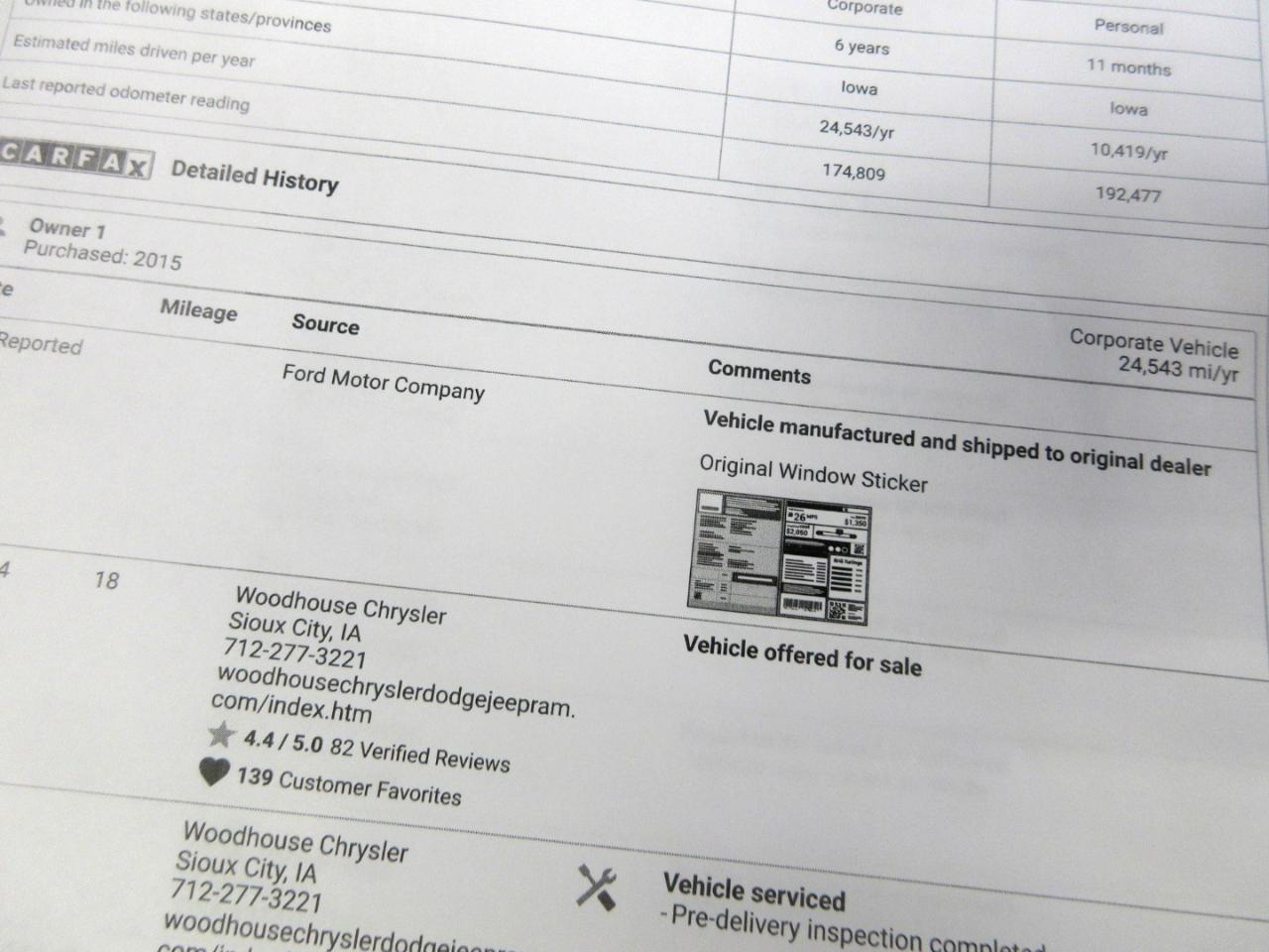 Ford Transit Cargo Van T-250 148" Med Rf 9000 GVWR Sliding RH Dr 2015