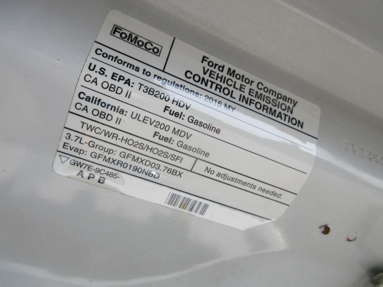 Ford Transit Cargo Van T-250 148" Med Rf 9000 GVWR Sliding RH Dr 2016