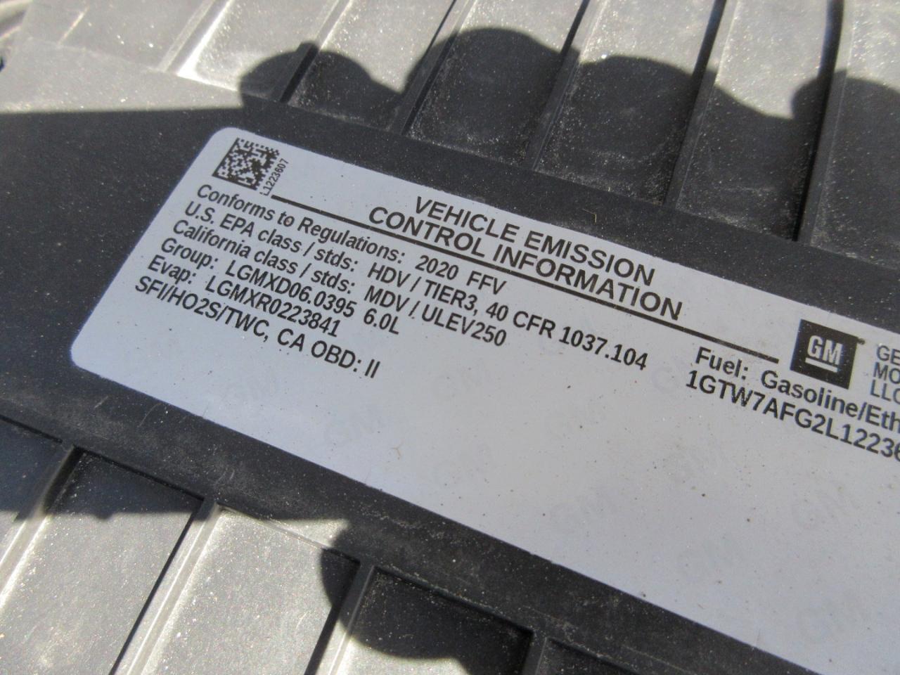 GMC Savana Cargo Van RWD 2500 135" 2020