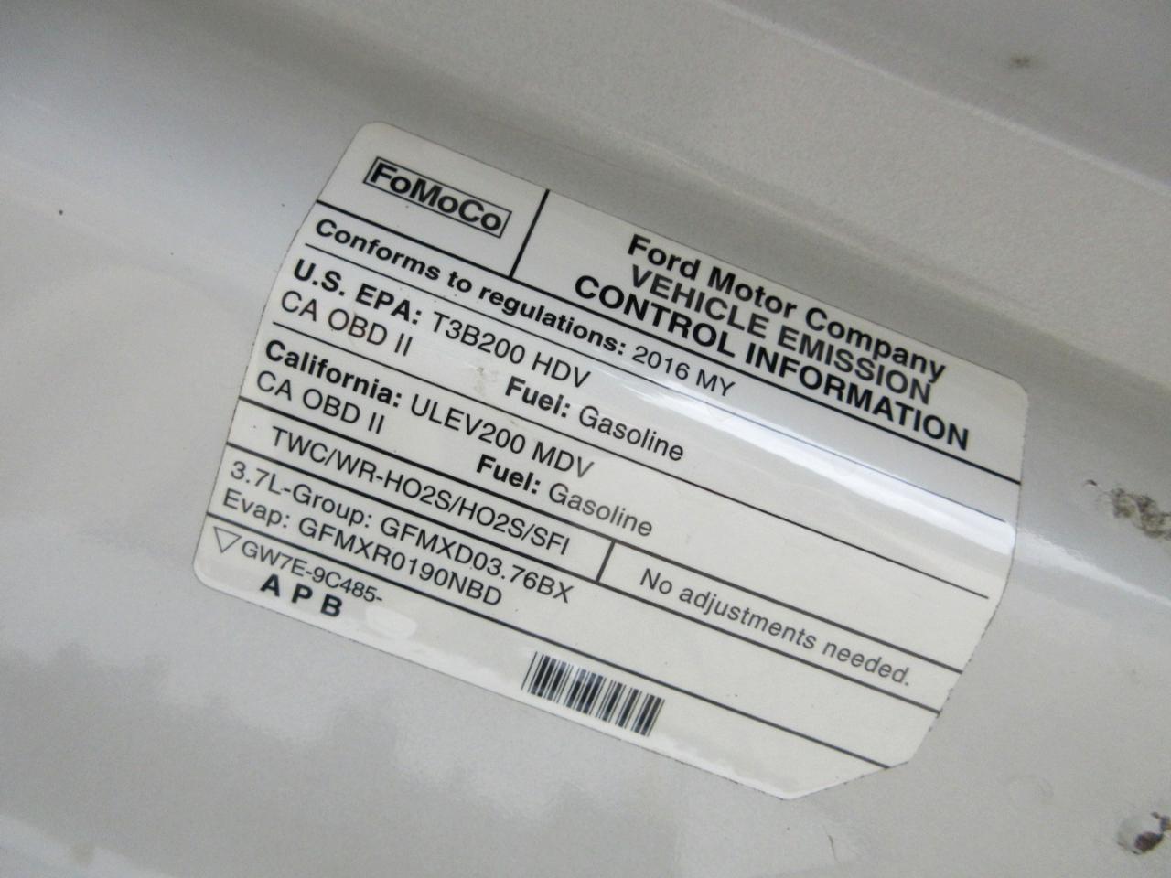 Ford Transit Cargo Van T-150 148" Med Rf 8600 GVWR Sliding RH Dr 2016