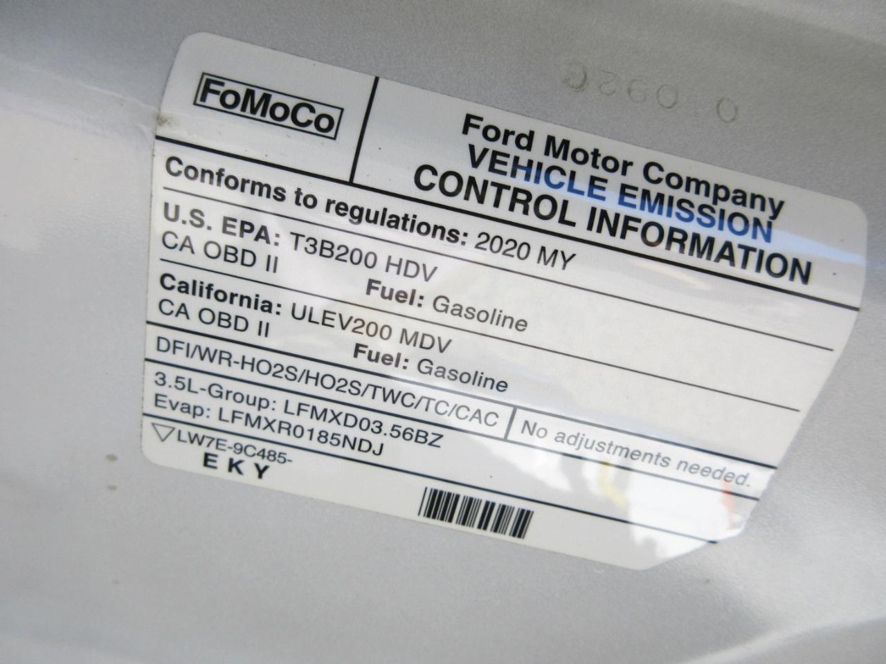 Ford Transit Cargo Van T-250 130" Low Rf 9070 GVWR RWD 2020