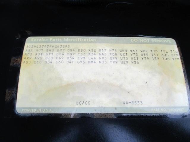 Pontiac Fiero GT 1985