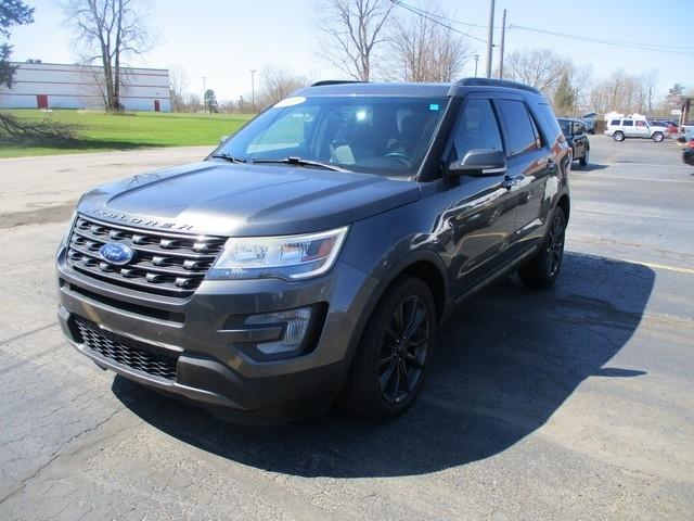 Gray 2017 Ford Explorer XLT AWD SUV / Crossover All-Wheel Drive Automatic