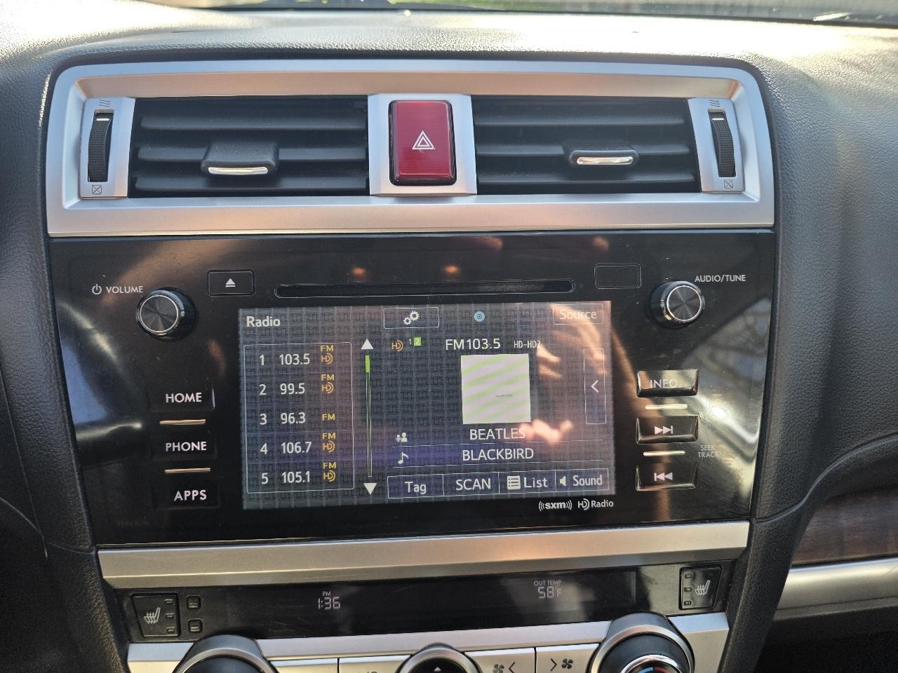 Subaru Outback 4dr Wgn 2.5i Limited 2015