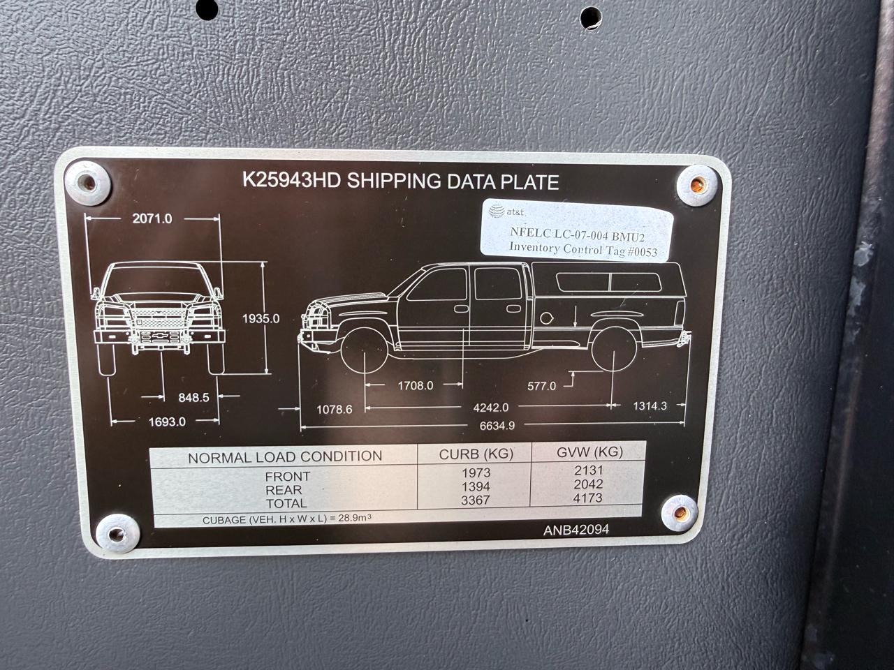 Chevrolet Silverado 2500HD Crew Cab 167" WB 4WD Work Truck 2005