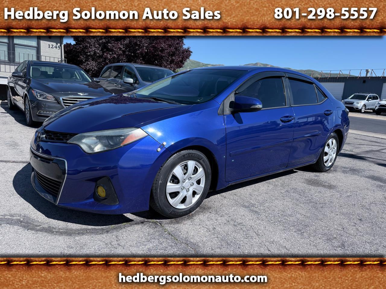 Toyota Corolla 4dr Sdn CVT S w/Special Edition Pkg (Natl) 2016