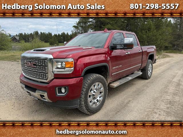 Red 2019 GMC Sierra 2500HD Pickup Truck Four-Wheel Drive Automatic