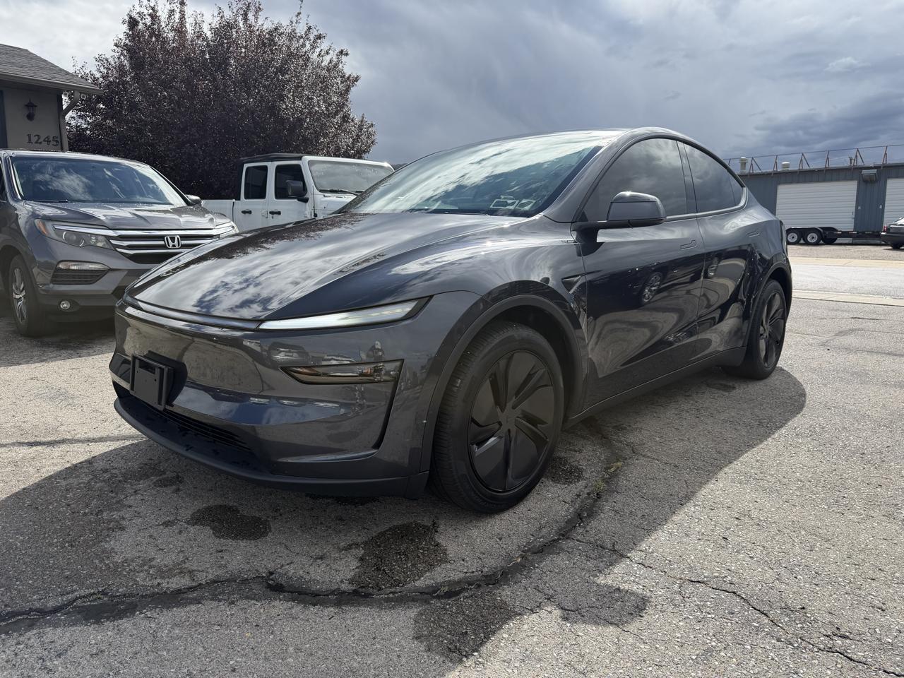 Gray 2026 Tesla Model Y SUV / Crossover All-Wheel Drive Automatic