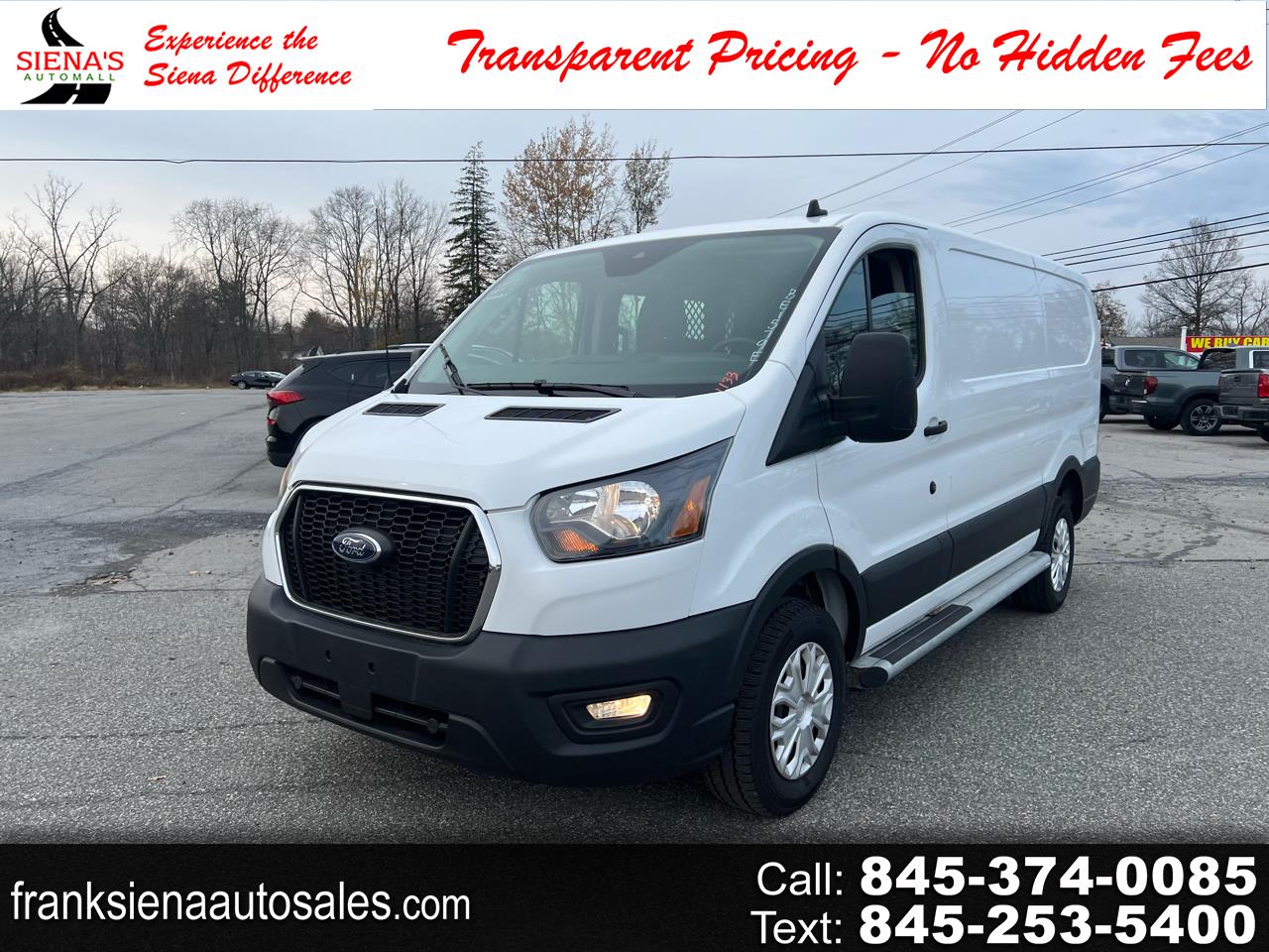 2024 Ford Transit Cargo Van T-250 130" Low Rf 9070 GVWR RWD