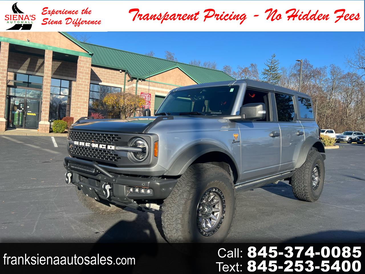 2022 Ford Bronco Badlands 4 Door Advanced 4x4
