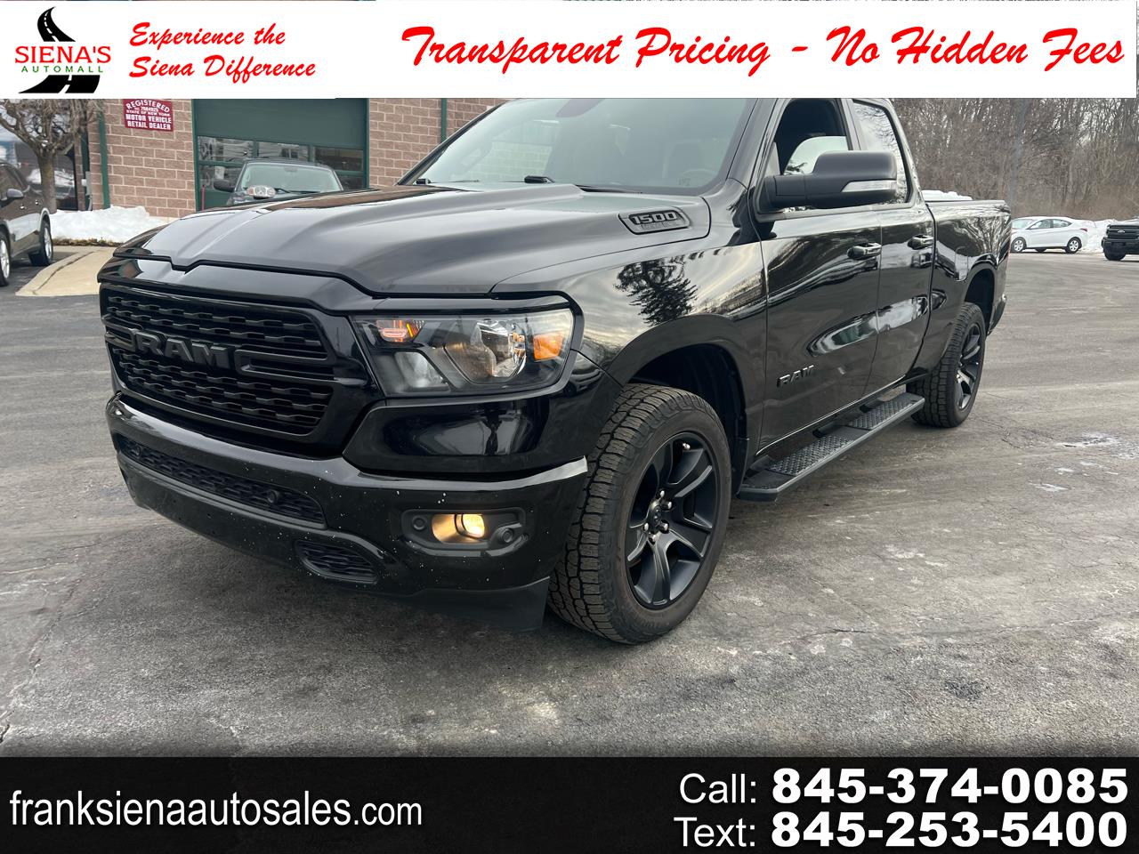 2022 RAM 1500 Big Horn 4x4 Quad Cab 6'4" Box