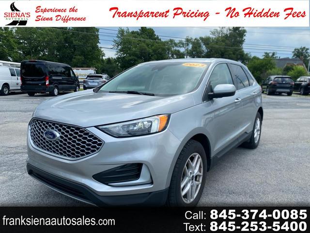 Silver 2023 Ford Edge SUV / Crossover All-Wheel Drive Automatic