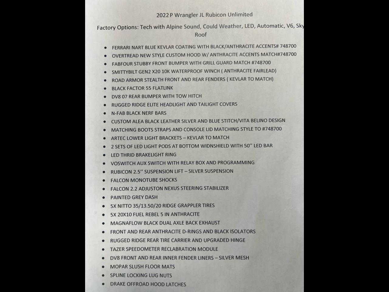 Jeep Wrangler Unlimited Rubicon 4x4 2022