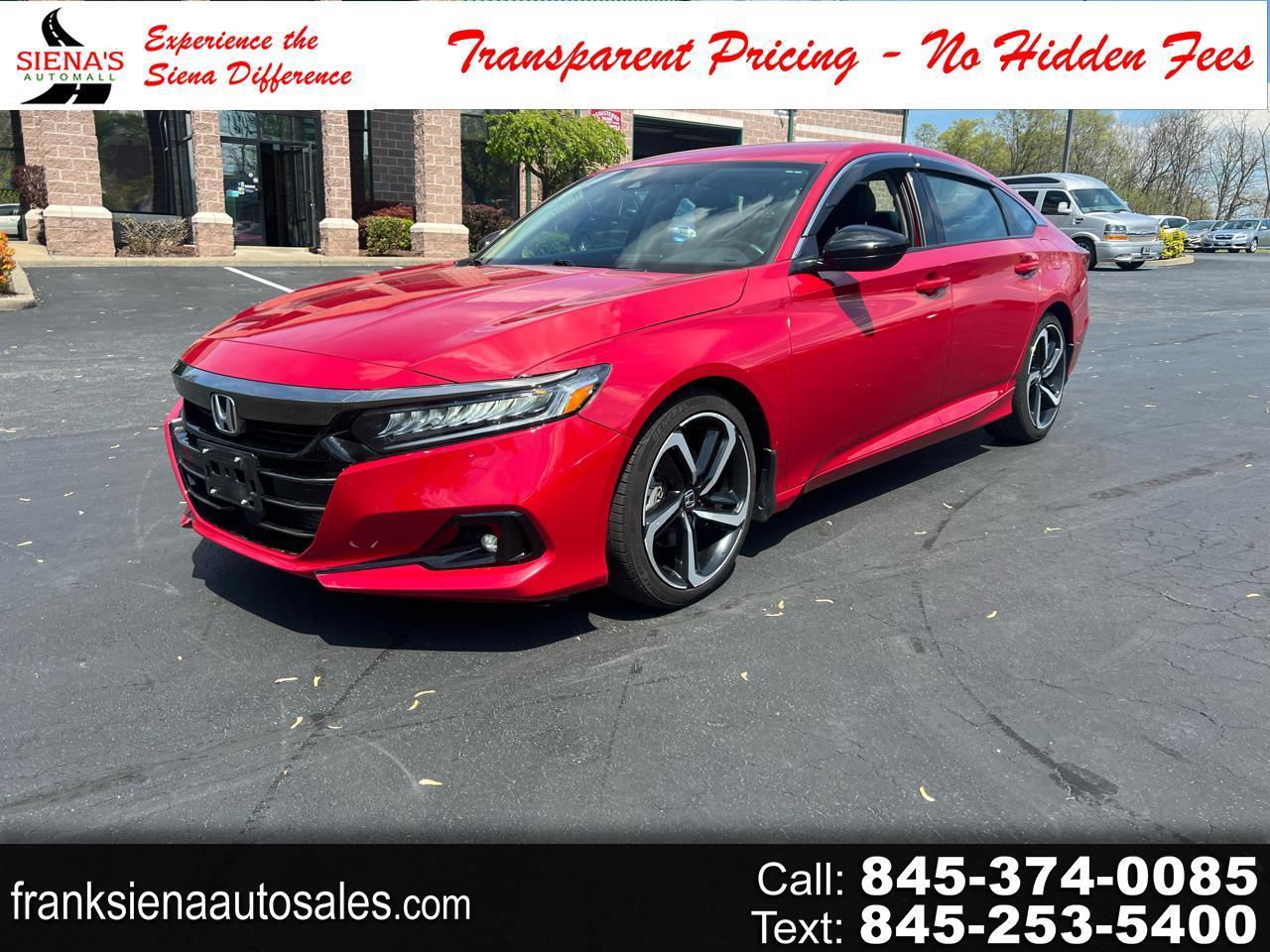 2022 Honda Accord Sedan Sport SE 1.5T CVT