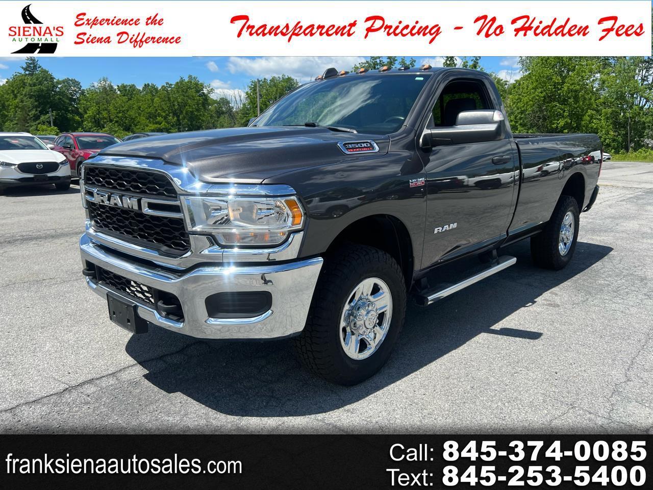 2021 RAM 3500 Tradesman 4x4 Reg Cab 8' Box