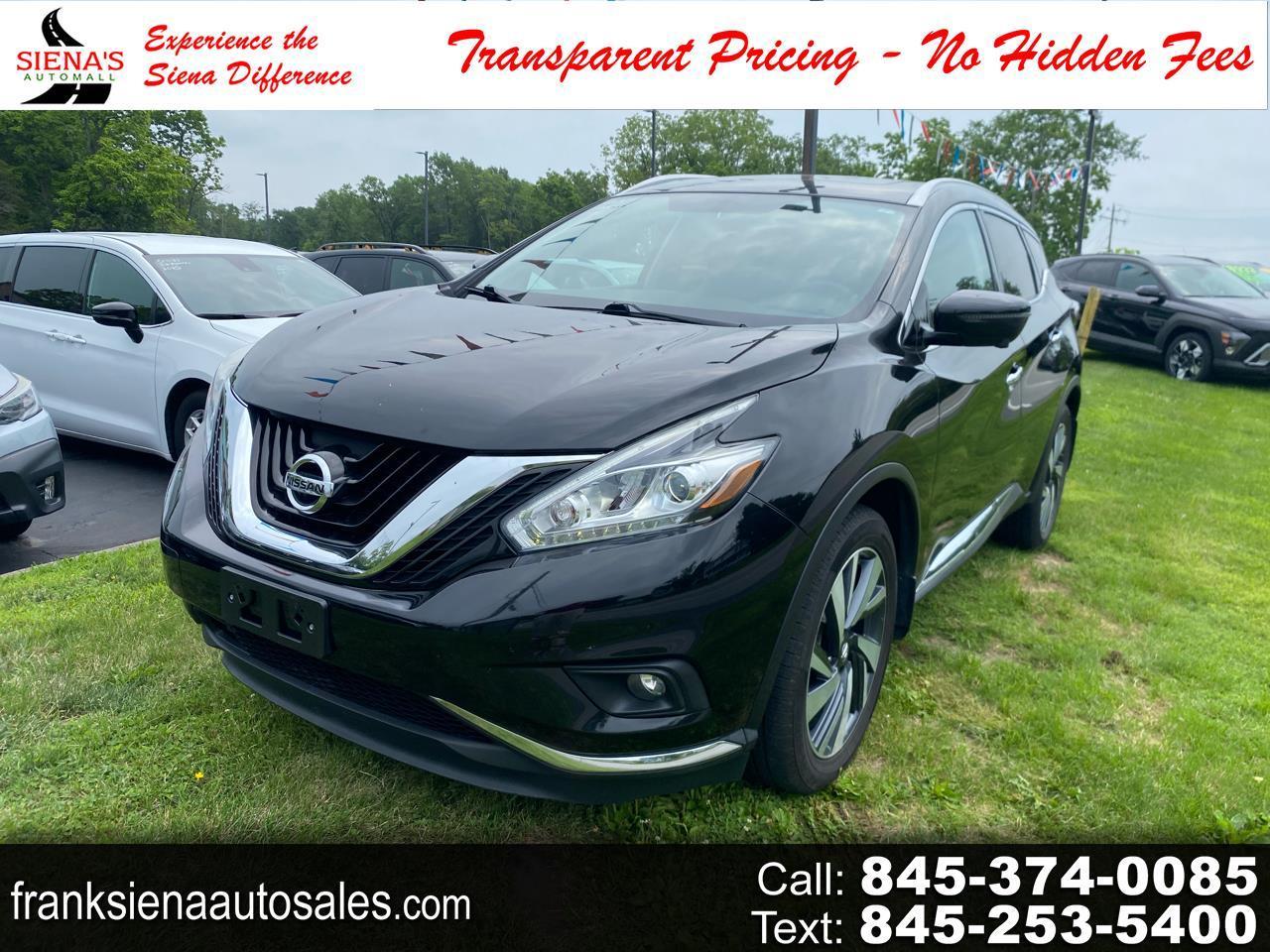 Nissan Murano AWD Platinum 2018