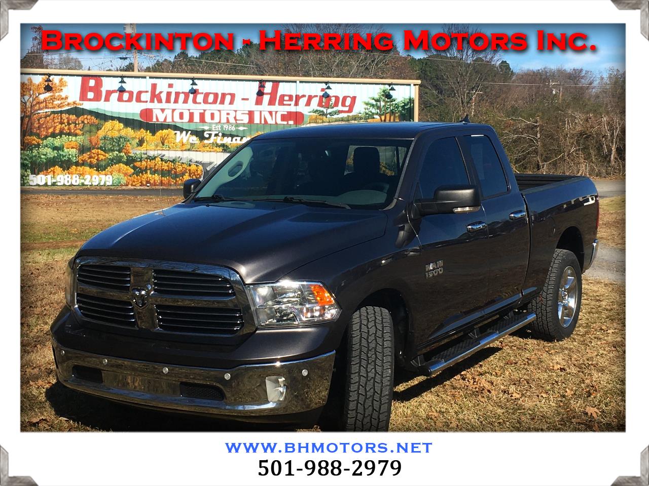 2017 RAM 1500 Big Horn 4x4 Quad Cab 6'4" Box
