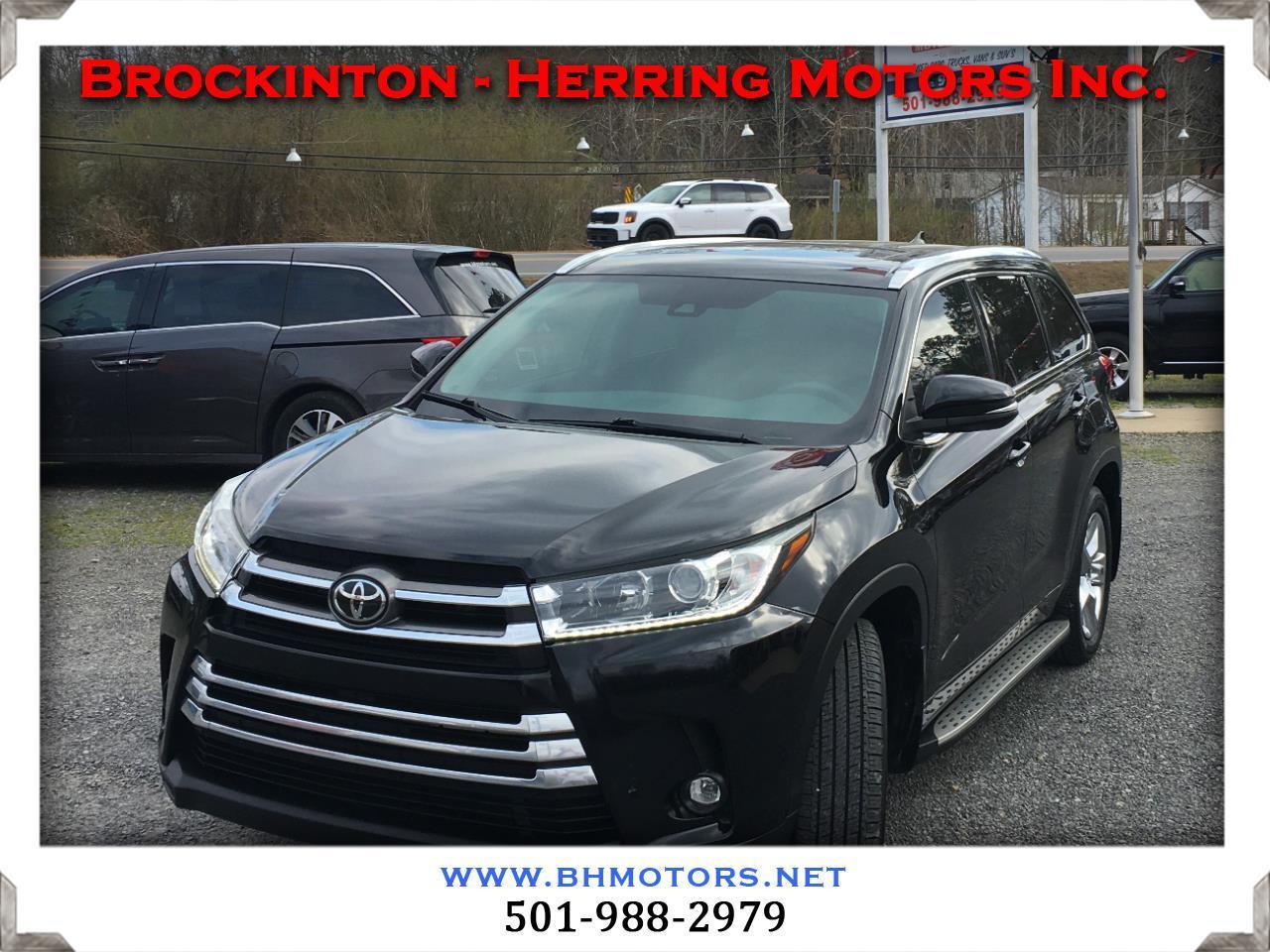 Toyota Highlander Limited V6 FWD (Natl) 2019