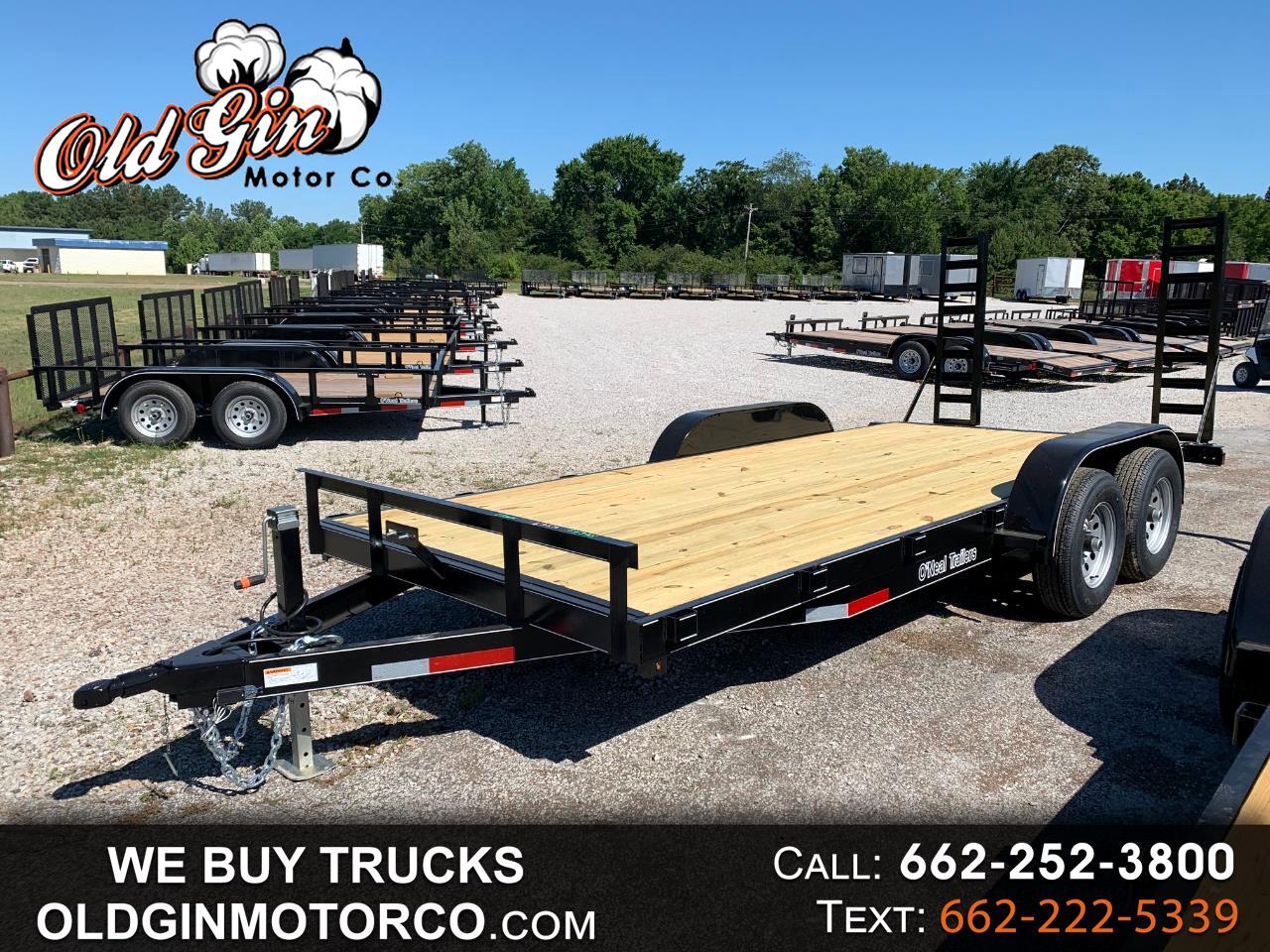 2022 O'Neal Trailers 6-10 X 18 FB 6-10 X 18 FB WITH 6-K AXLES & FOLD UP RAMPS