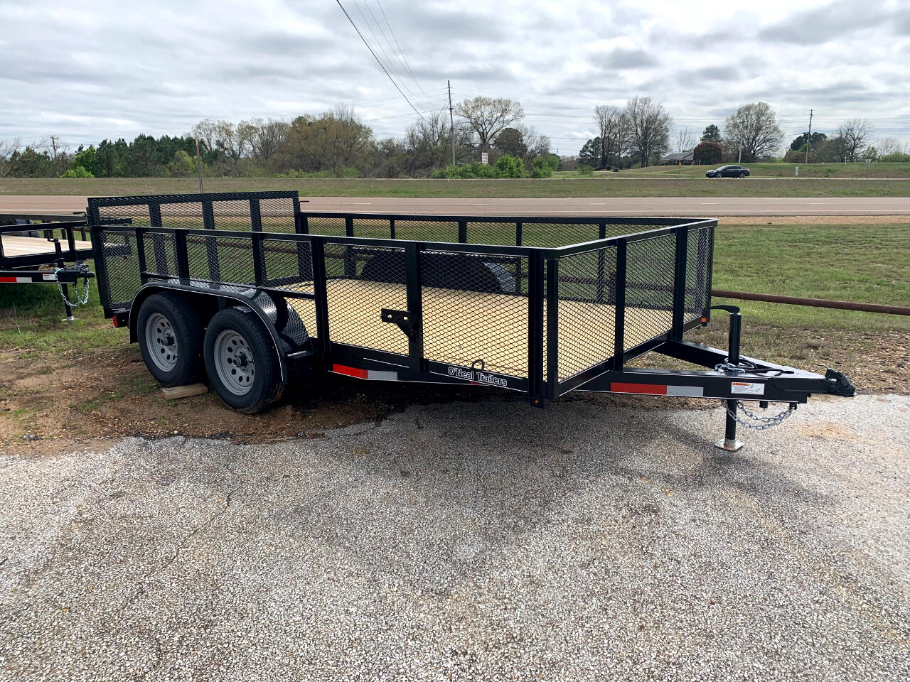 2024 O'Neal Trailers 6-10 X 16 UT 6-10 X 16 LS  WITH 24" MESH SIDES