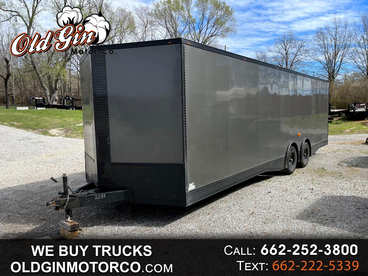 2023 Cargo King Trailer 8 X 28 ENCLOSED CARGO  WITH 7-K AXLES