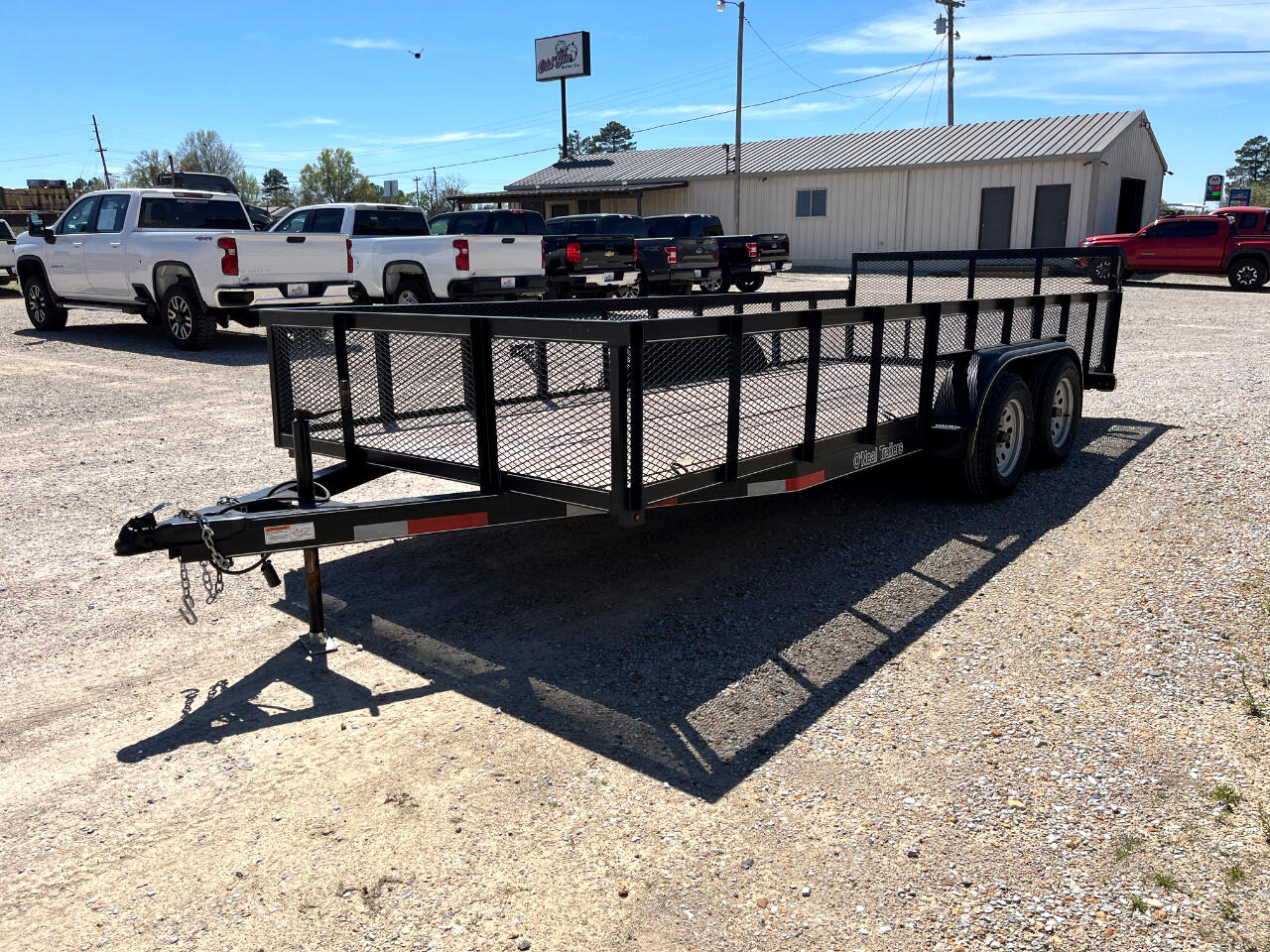 2022 O'Neal Trailers Model Unknown 6-10 X 18 LANDSCAPE WITH 24" MESH SIDES