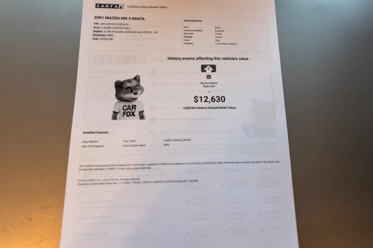 Mazda MX-5 Miata Base 2001