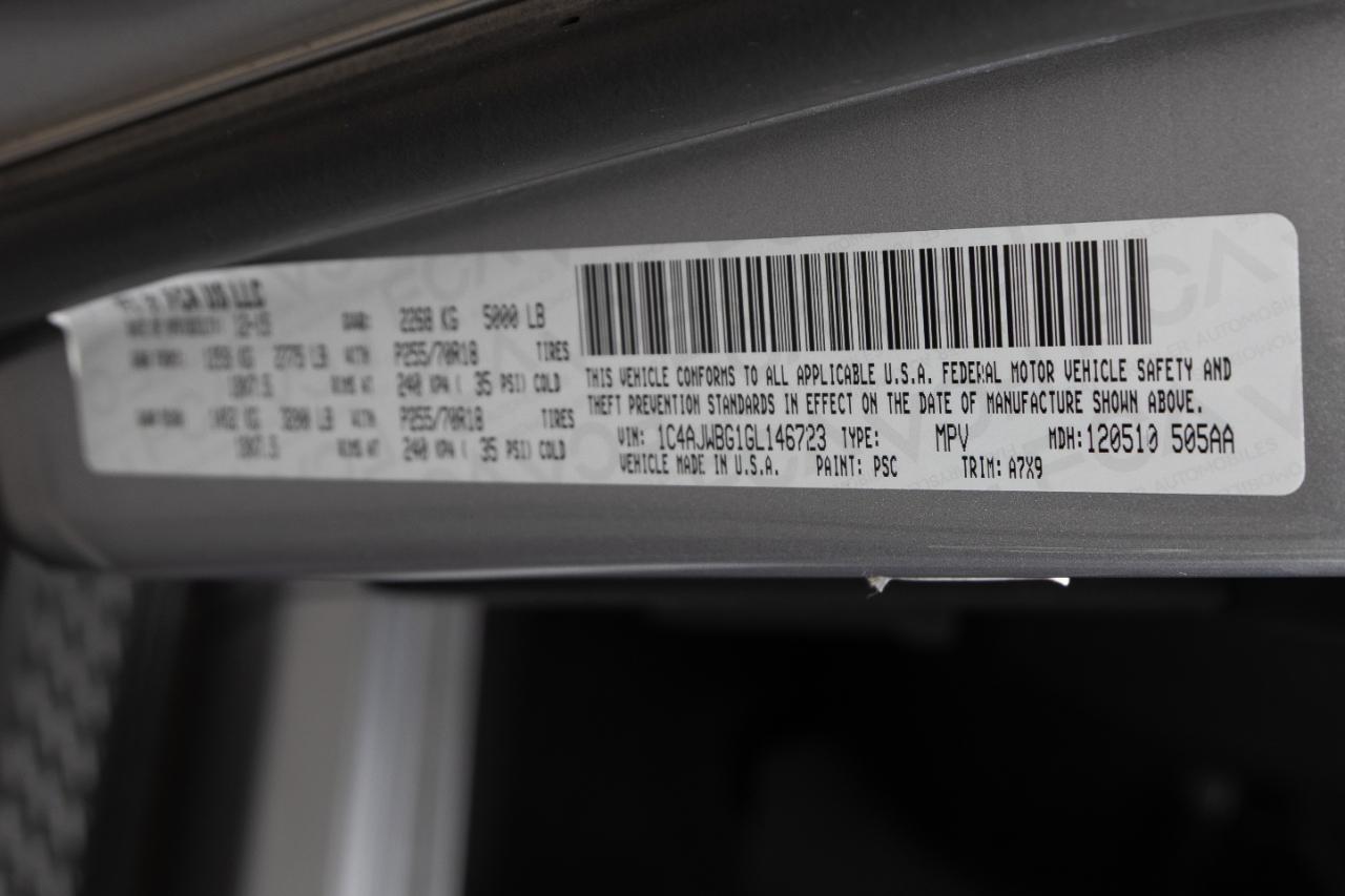 Jeep Wrangler Sahara 4WD 2016