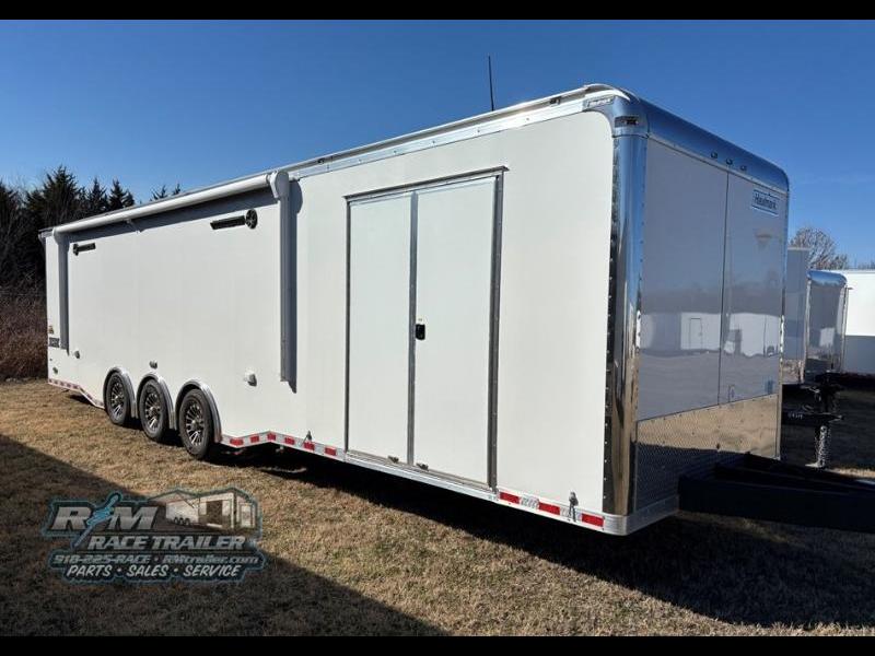 2026 Haulmark Edge Pro 34' RACE TRAILER ELECTRIC AWNING & AIRLINES