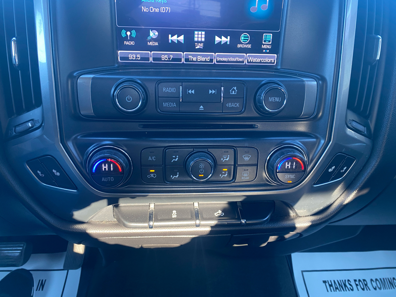 Chevrolet Silverado 1500 4WD Double Cab 143.5" LT w/1LT 2016