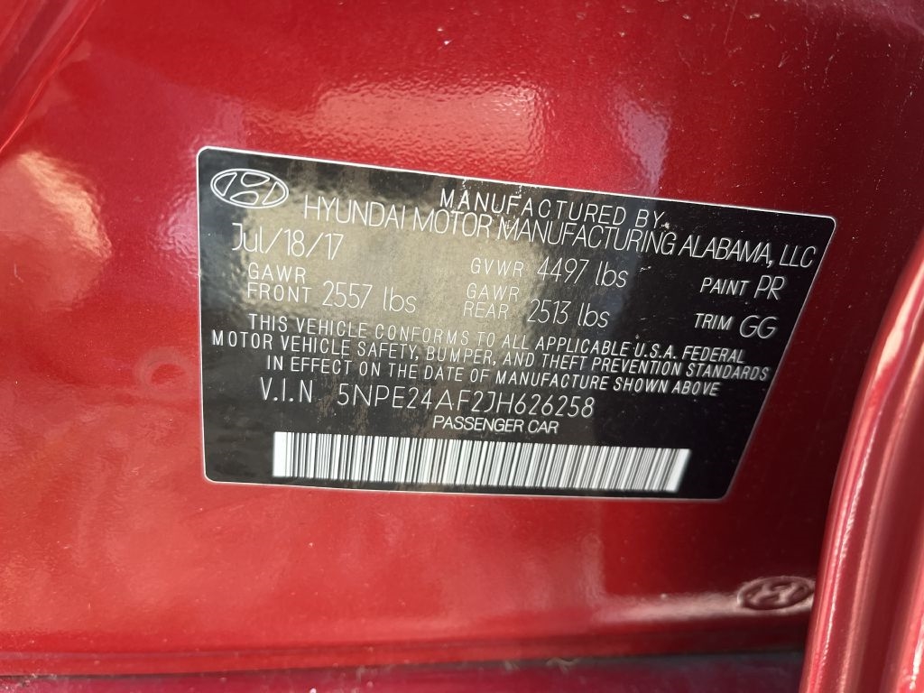 Hyundai Sonata  2018