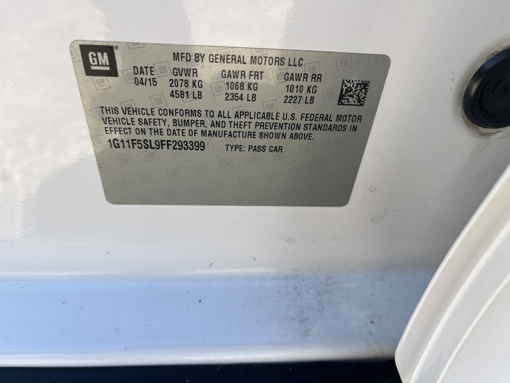 Chevrolet Malibu  2015