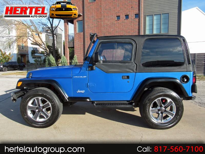 Used 2002 Jeep Wrangler SE for Sale in Fort Worth TX 76107 Hertel Auto Group