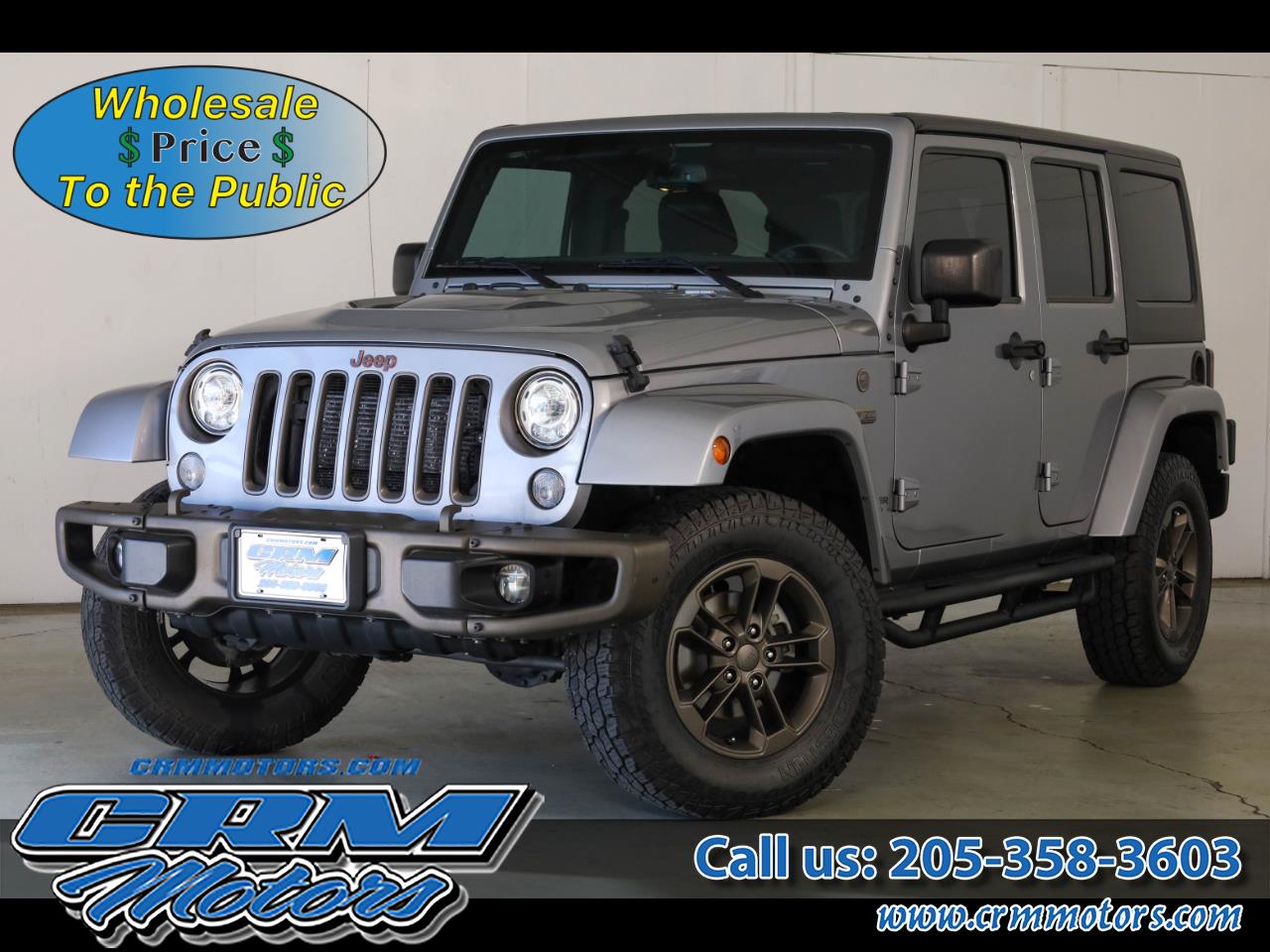 2017 Jeep Wrangler Unlimited 75th Anniversary 4x4 *Ltd Avail*