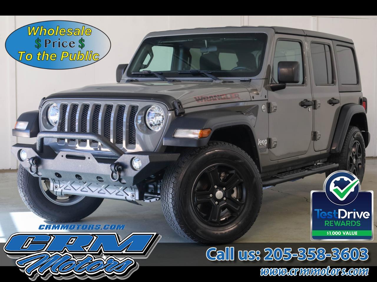 2019 Jeep Wrangler Unlimited Sport S 4x4