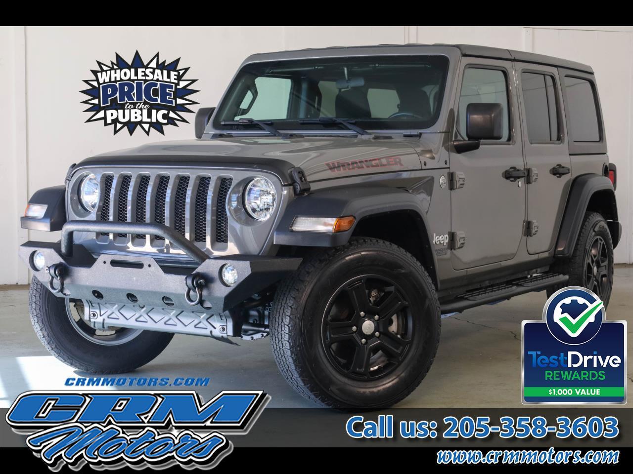 2019 Jeep Wrangler Unlimited Sport S 4x4