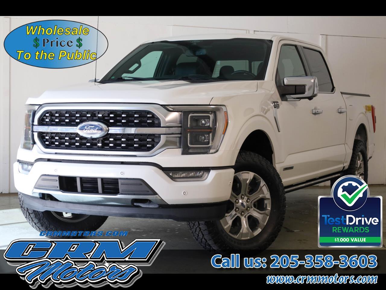 2021 Ford F-150 4WD SuperCrew 145" Platinum