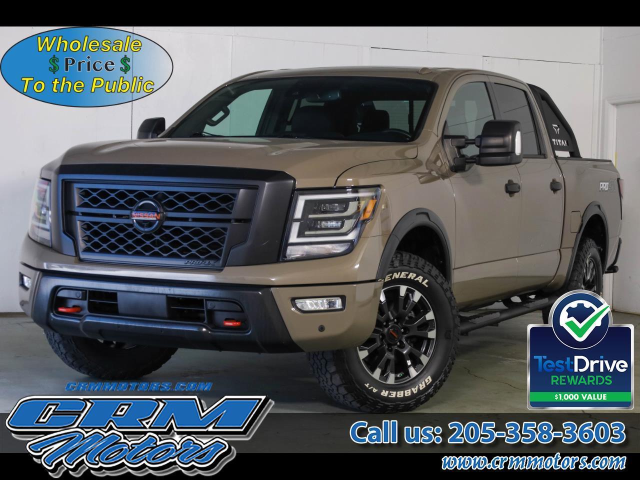 2021 Nissan Titan 4x4 Crew Cab PRO-4X