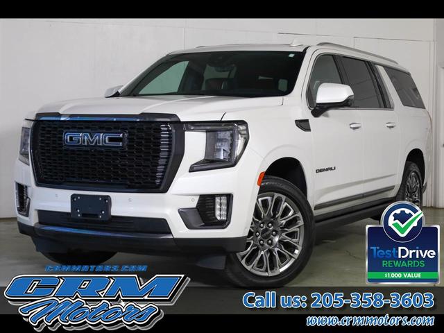 White 2023 GMC Yukon XL Denali Ultimate 4WD SUV / Crossover Four-Wheel Drive Automatic