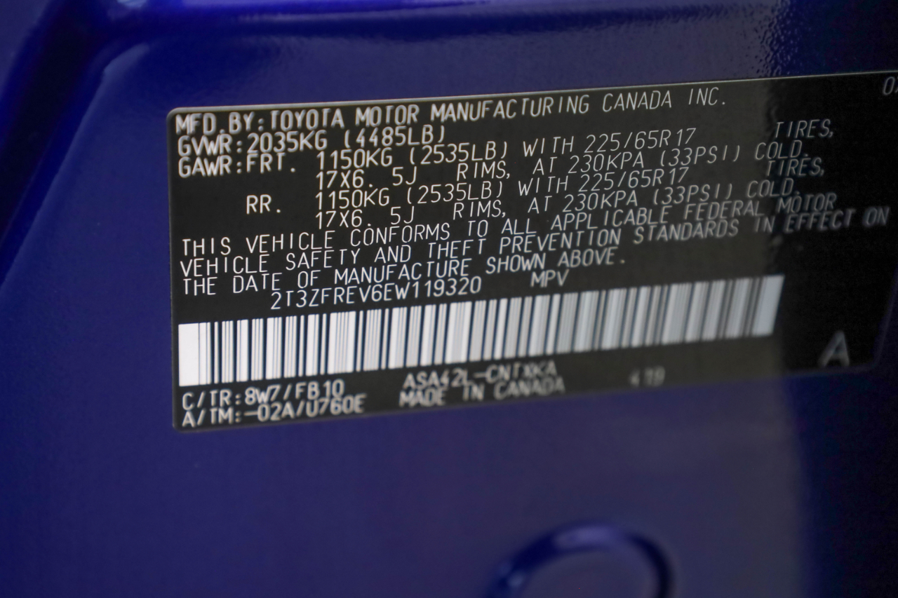 Toyota RAV4 FWD 4dr LE (Natl) 2014