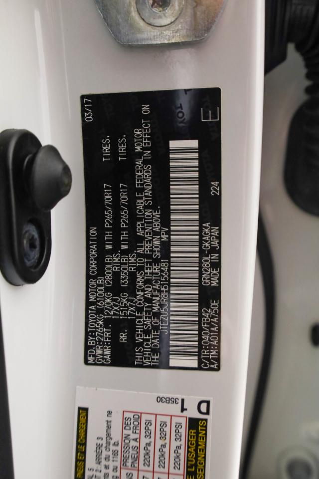 Toyota 4Runner SR5 2WD (Natl) 2017