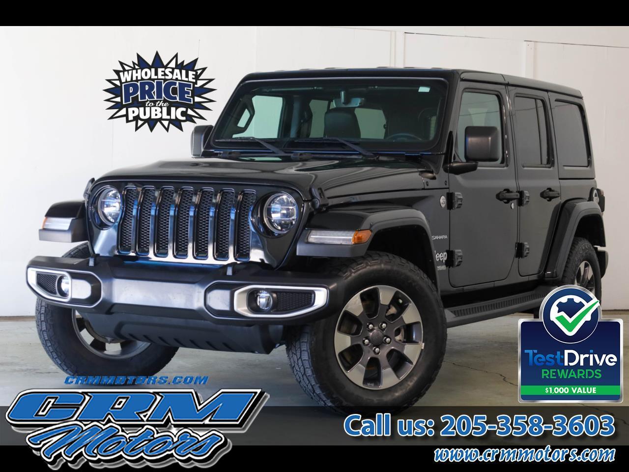 2018 Jeep Wrangler Unlimited Sahara 4x4
