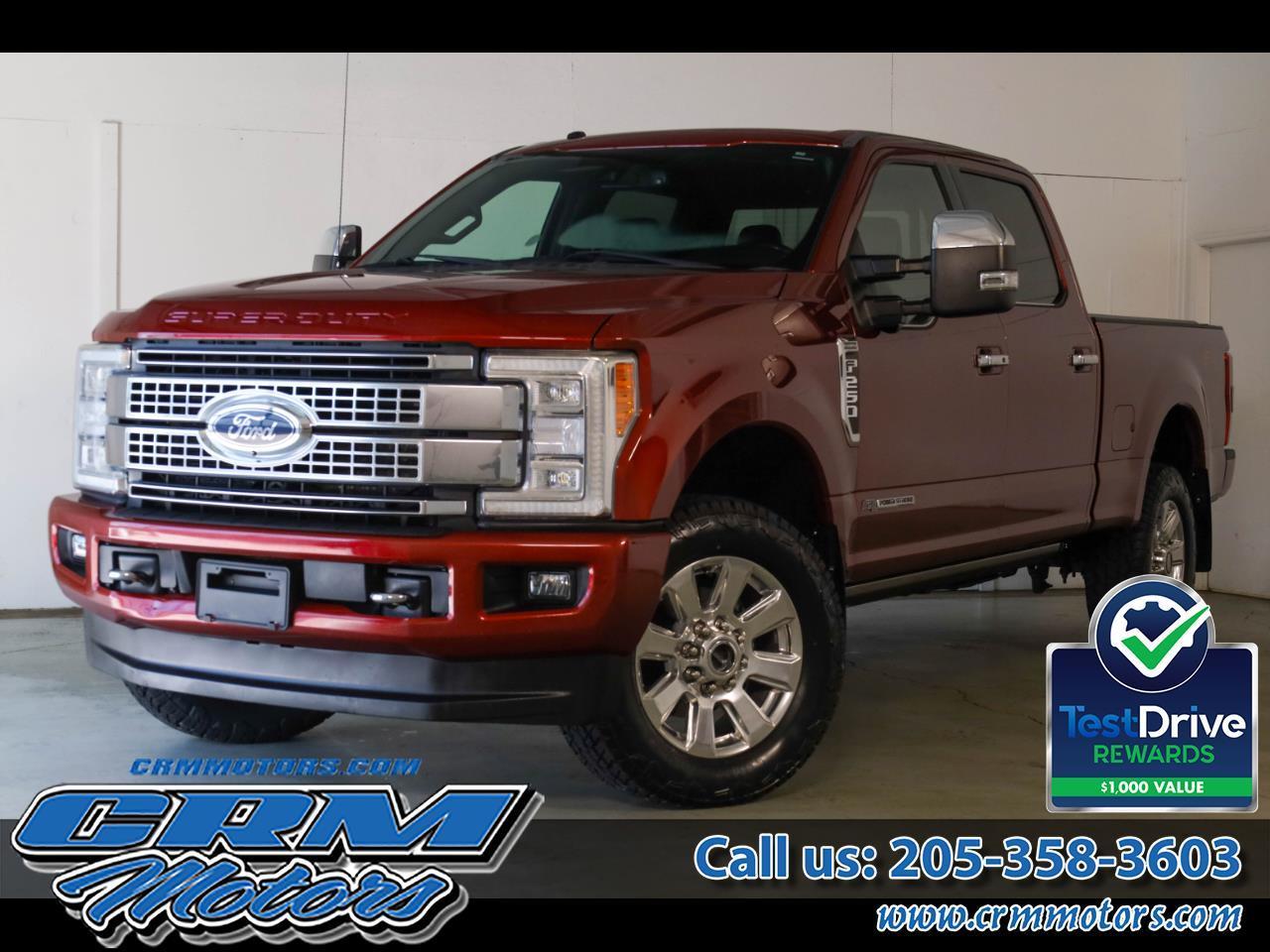2017 Ford Super Duty F-250 SRW Platinum 4WD Crew Cab 6.75' Box