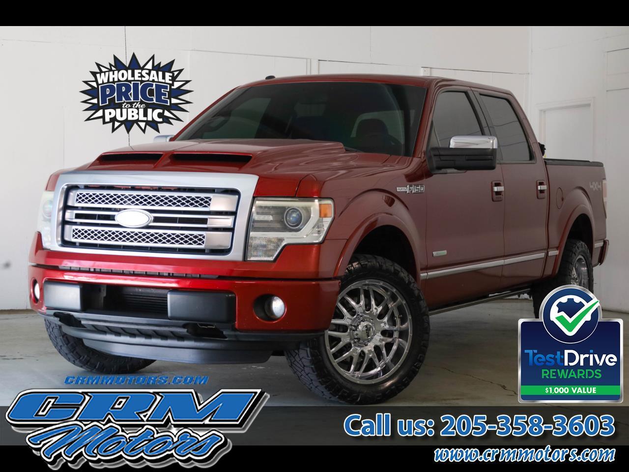 2013 Ford F-150 4WD SuperCrew 145" Platinum