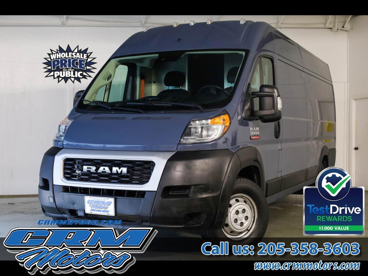 2021 RAM ProMaster Cargo Van 3500 High Roof 159" WB EXT