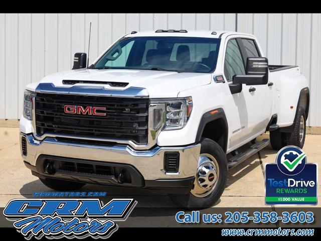 White 2020 GMC Sierra 3500HD Base Crew Cab 4WD Pickup Truck Four-Wheel Drive Automatic