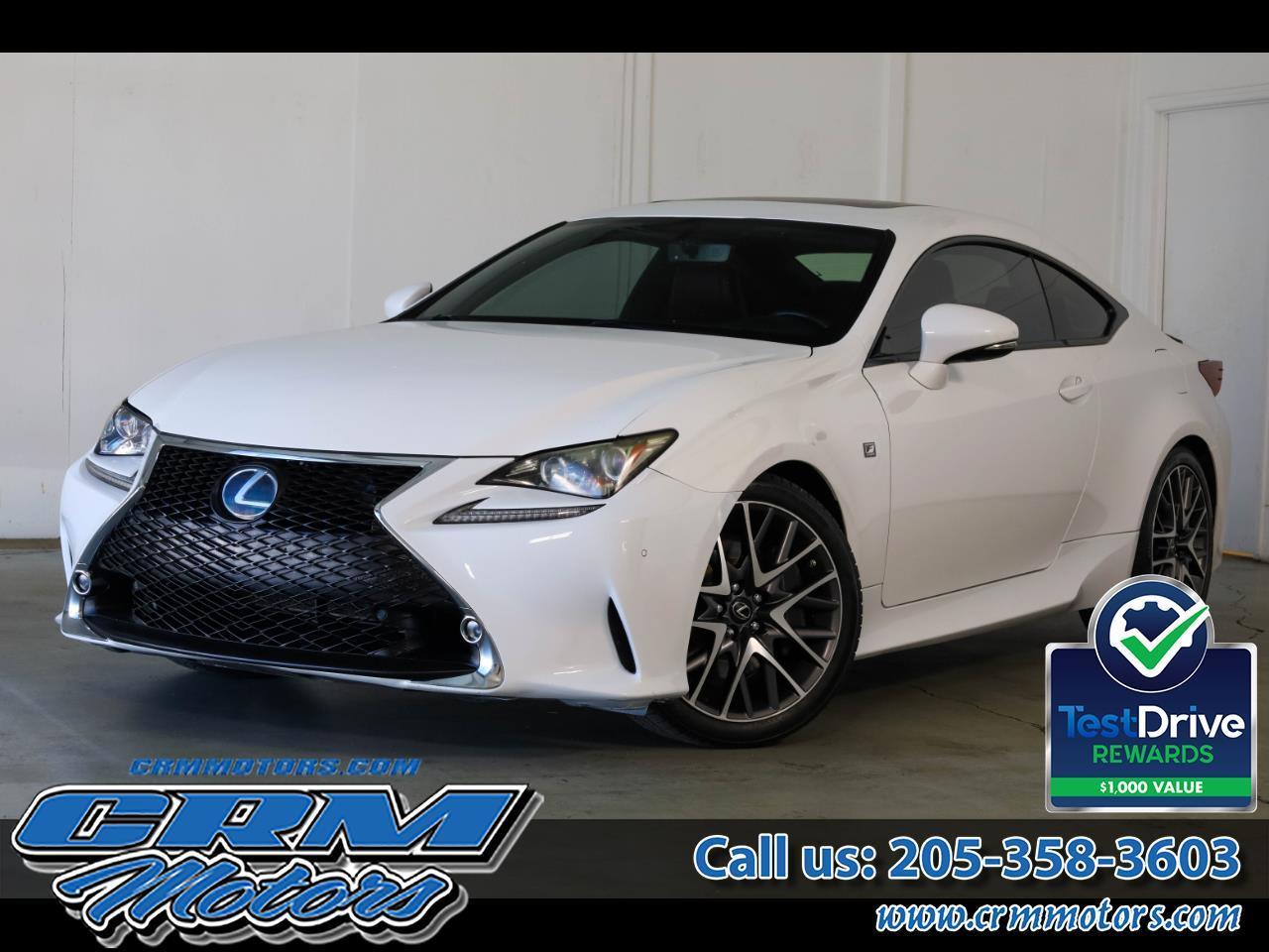 2015 Lexus RC 350 2dr Cpe RWD