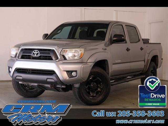 Silver 2014 Toyota Tacoma PreRunner Double Cab V6 SB Pickup Truck 4X2 Automatic
