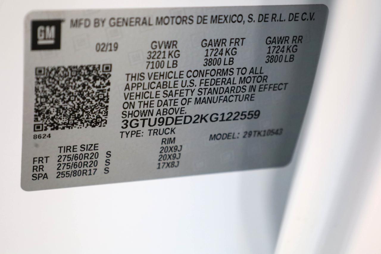 GMC Sierra 1500 4WD Crew Cab 147" SLT 2019