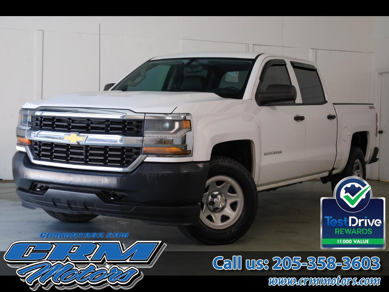 2018 Chevrolet Silverado 1500 4WD Crew Cab 143.5" Work Truck